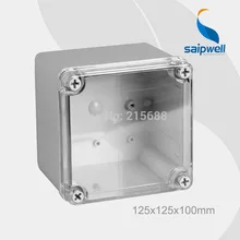 Saipwell наиболее популярные коробка для распределиления электричества, водонепроницаемая электроника корпус ip66 125x125x100 мм Тип DS-AT-1212
