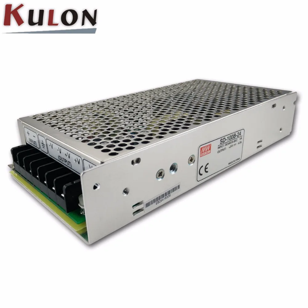 

Original MEAN WELL SD-100B-24 Single Output 100W 4.2A 24V Input 19-36VDC meanwell dc/dc converter