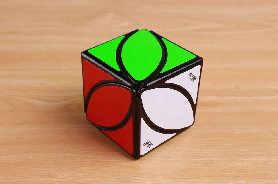 Оригинальный QiYi Mofangge lvy листьев линии головоломки Magic Cube Скорость ПВХ наклейки первый твист кубики развивающие игрушки cubo magico