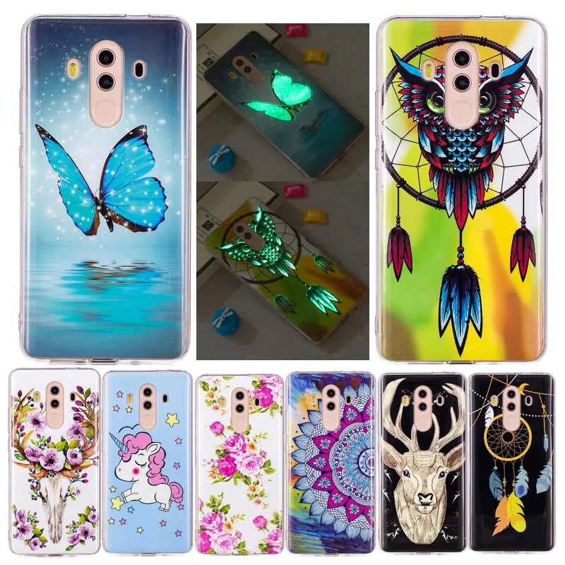 

Huawei Mate 10 Lite Silicon Case Luminous Anime Animal Silicone TPU Skin Soft Back Cover Case for Huawei Mate 10 Lite Soft Cover