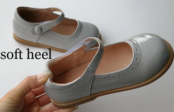 girls shoes mary jane grey pale pink blk patent chaussure zapato nina children shoes for wedding princess formal high end 2019