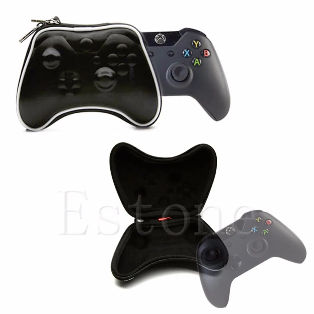 OOTDTY New Black Airform Carry Pouch Bag Case for Xbox Microsoft One Wireless Controller Game Accessorys-Q84A