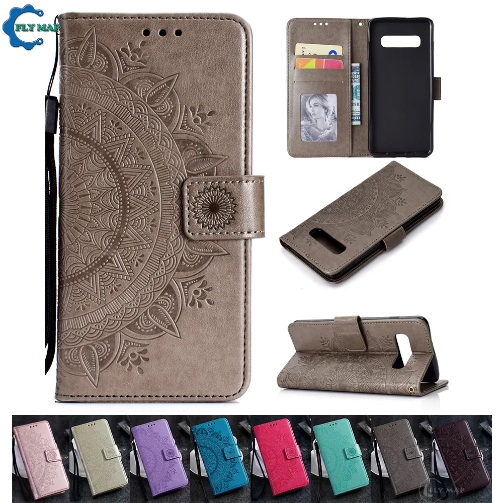 Flip Wallet Case for Samsung Galaxy S10 Plus 10S S10+ Leather Phone Cover Coque Capa SM-G975F/DS SM-G975FD SM G975 G975F/DS