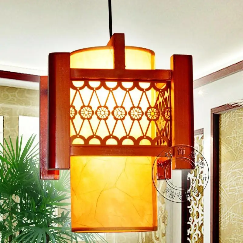 Chinese antique lamp pendant lamp corridor hallway entrance courtyard