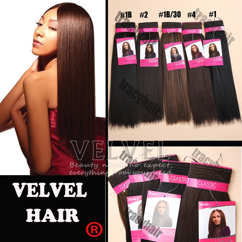 1PC+Fast Shipping Noble Classic Perm Yaki Straight Synthetic Hair