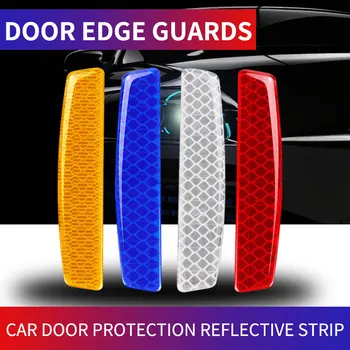 

car reflective strip anti-collision warning sticker safety mark side scratch-proof door Car door edge protection