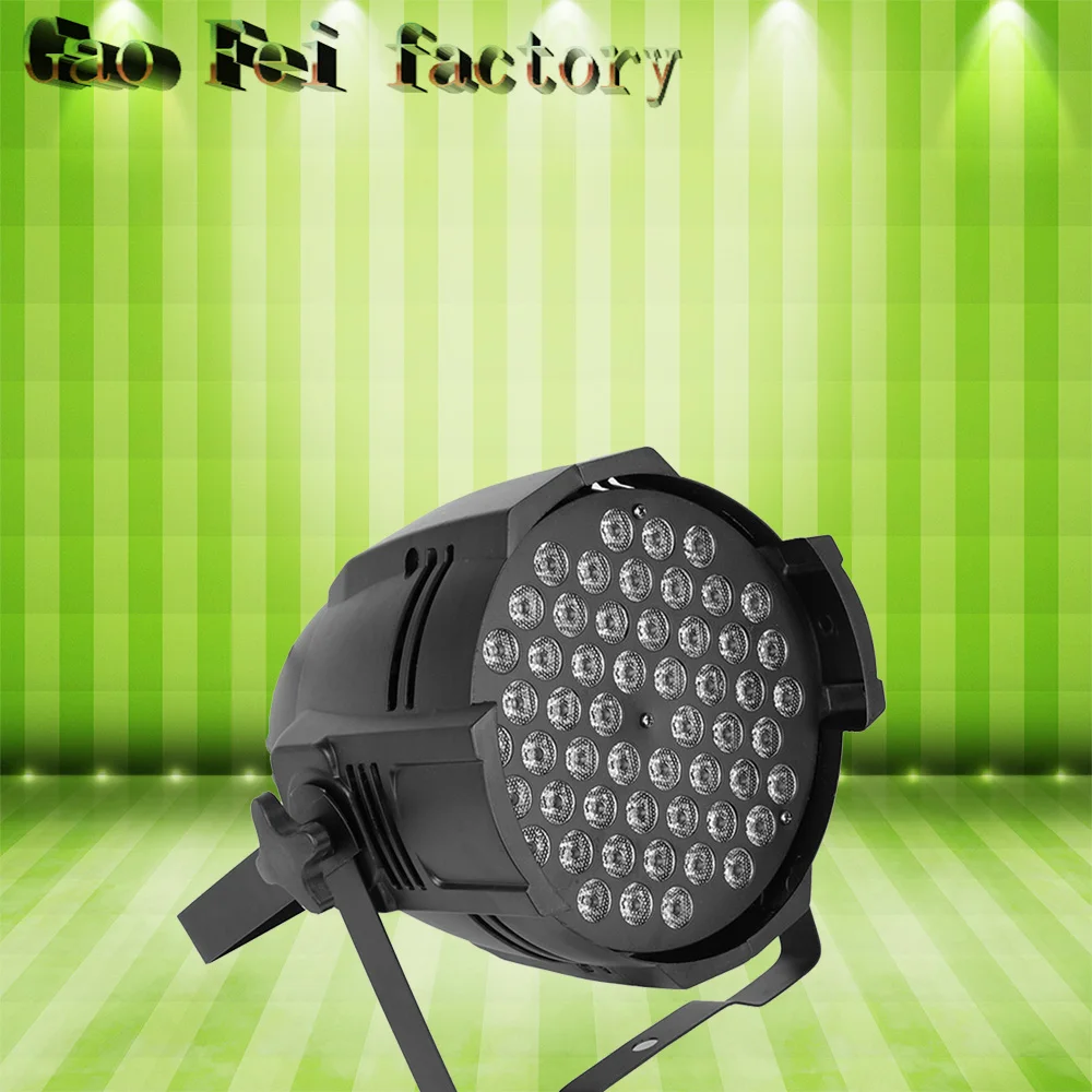 

Quality Guaranteed Best price Led Par Cans 54 3W DMX Stage Lighting LED PAR Light RGB Color Mix