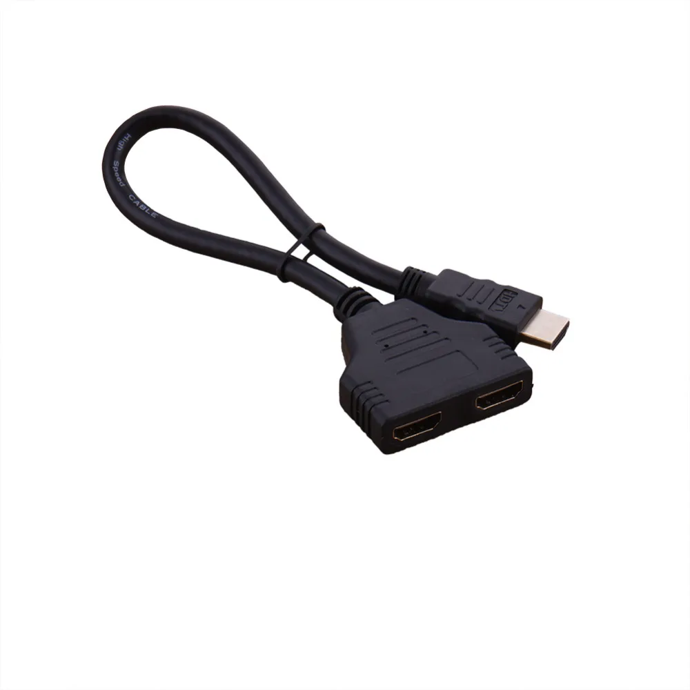 HDMI 1 Male To Dual 2 Female Y Splitter кабель адаптер HD LED LCD TV Android 30 см|hdmi 2|hdmi 1y splitter cable |