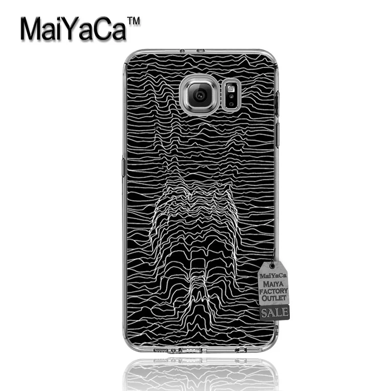 Чехол для телефона MaiYaCa с черно белыми линиями joy division unknown pleasures Samsung S3S4S5S6 S6edge S6plus S7