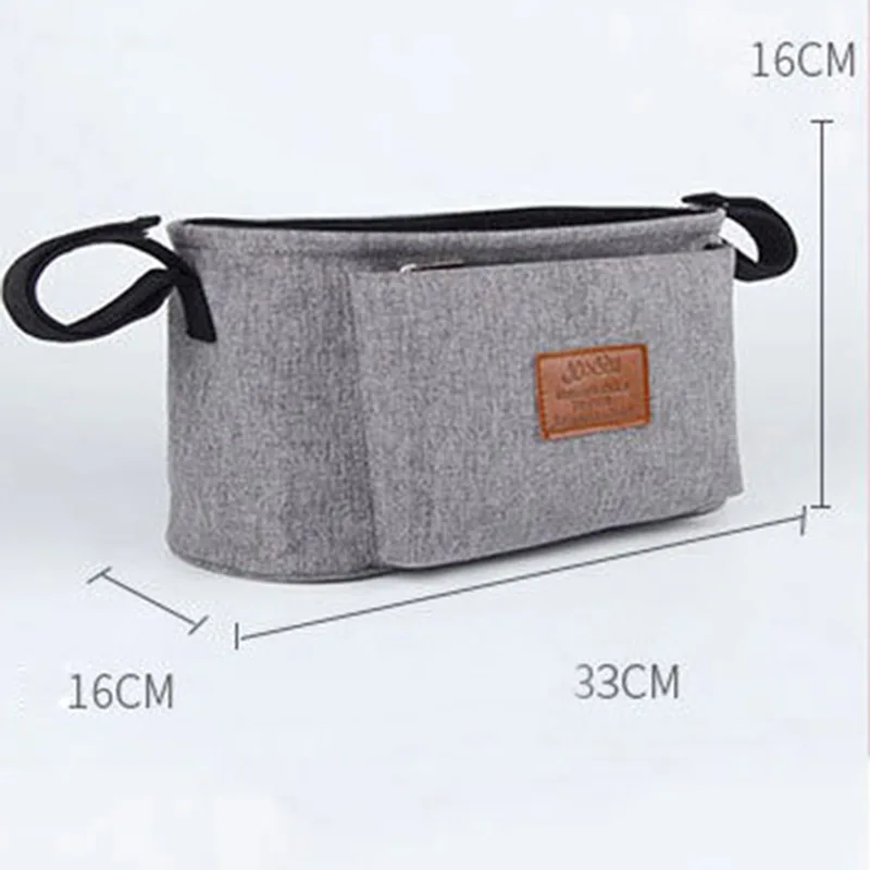 Baby Stroller Organizer Nappy Bag Mummy Waterproof Hanging Carriage Bottle Bag Handbag Pram Buggy Cart Organizer Diaper Bag