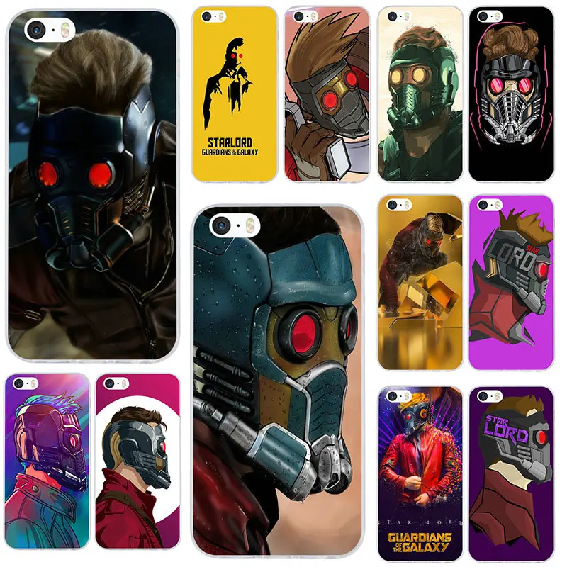 Starlord urridans из ТПУ Мягкие Прозрачные телефонные чехлы для iPhone X XR XS Max 10 7 6 6s 8 Plus 4 4s 5 5S