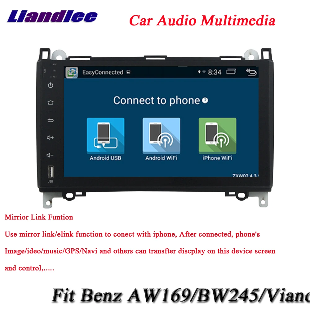 Best Liandlee Car Android System For Mercedes Benz Viano / Vito - Radio GPS Nav MAP Navigation HD Screen Multimedia NO CD DVD Player 2