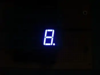 

10PCS 0.56 inch 1 digit Blue Led display 7 segment Common cathode