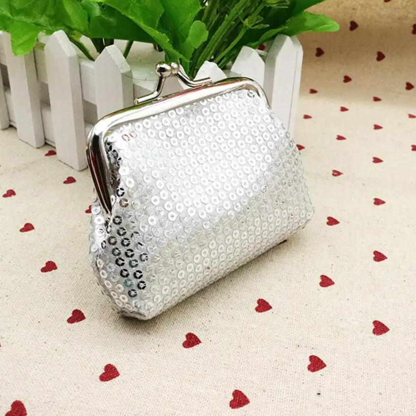 

Women Mini Purse Sequin Wallet Card Holder Coin Purse Clutch Handbag Monederos Mujer Monedas