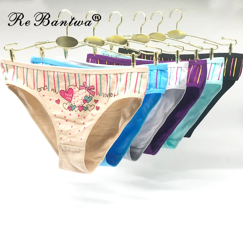 

Wholesale 10pcs Women's Sexy Panties Everyday Style Cotton Woman Underwear Briefs Girls Lingerie Printted Knickers For Women