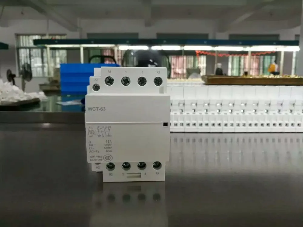 Высокое качество 50/60Hz 25A 4 P 4NC 24 V 4-полюсный бытовые мини DIN Rail модульный ac-контактор