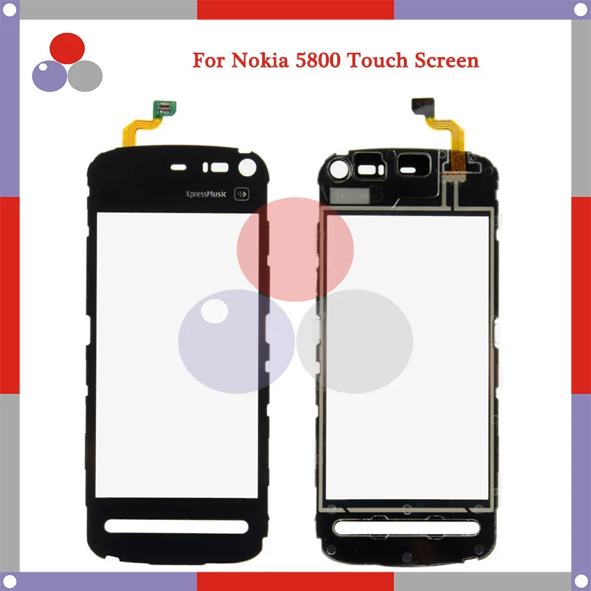 Сенсорный экран для Nokia 5800 N5800 сенсорный дигитайзер внешнее стекло объектив |