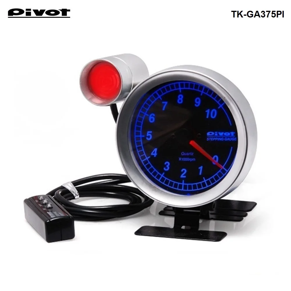 3.75"new quartz stepping gauge shift light 0 10000Tachometer/RPM high