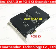 High Speed DEBROGLIE DB-23561 Dual SATA III to PCIe SSD Adapter card for 08-12 0.8-10.12 Free shipping