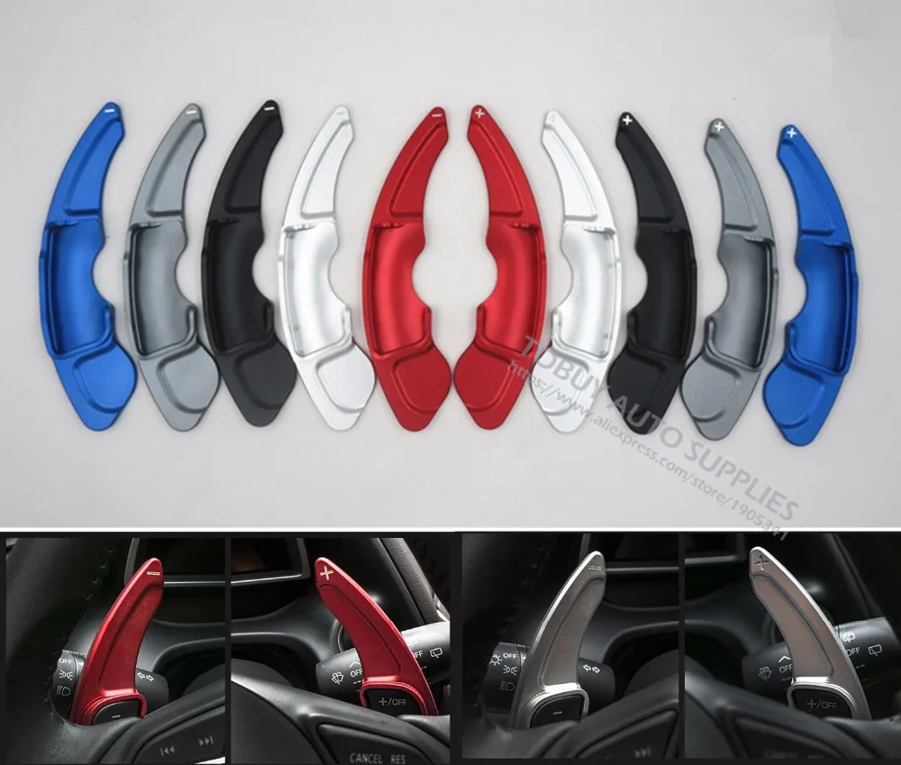 

TTCR-II Aluminium Steering Wheel Shift Paddle Shifter Extension for Lexus NX200T 300H IS200T RC RCF Paddle Gearbox Car Stickers