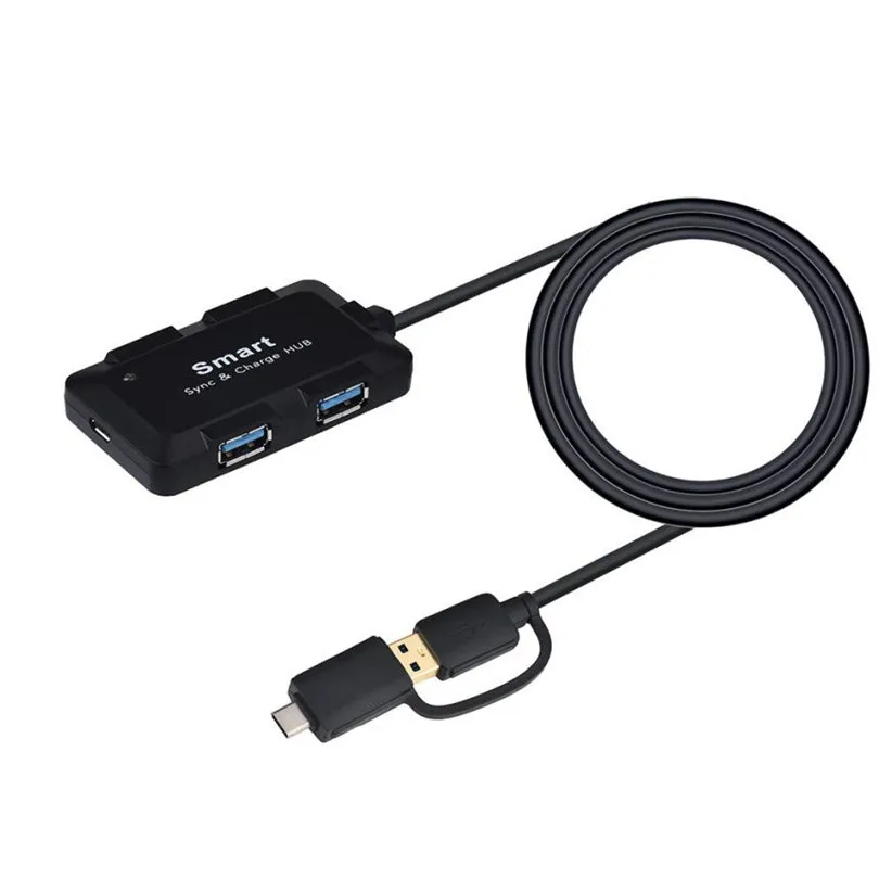 Reliable 4 Ports USB 3.0 High Speed Multi Splitter Adapter Hub
