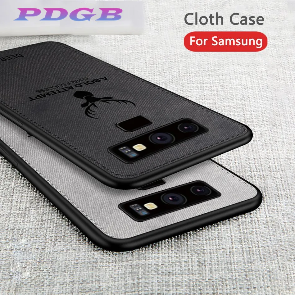 Для Samsung Galaxy S8 S9 Plus модный силиконовый чехол из ТПУ с рисунком лося для A6 J4 J6 2018 J2