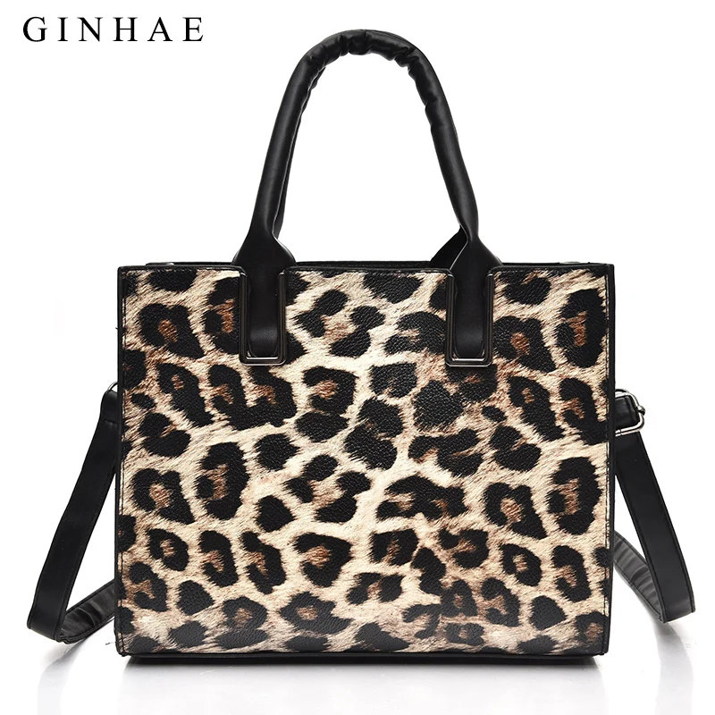 

Fashion Leopard Printed Pu Leather Women Handbag Designer Famous Brand Crossbody Shoulder Bag Evening Messenger Bag Bolsas Mujer