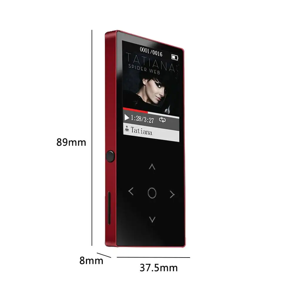 Maikou K8 ультратонкий сенсорный экран MP3 MP4 музыкальный плеер 8 Гб