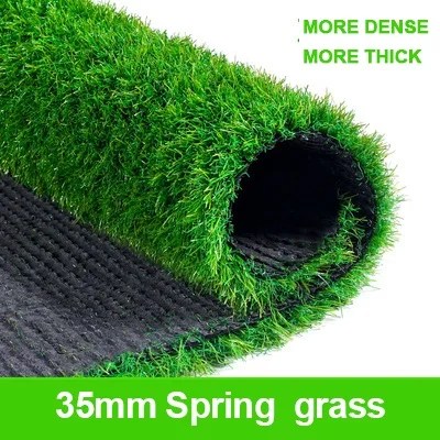 0,5*2 м дюймов Искусственный пластик зеленый газон для свадебного декора Трава стены строительство Инженерная искусственная зеленая трава - Цвет: 35mm Spring