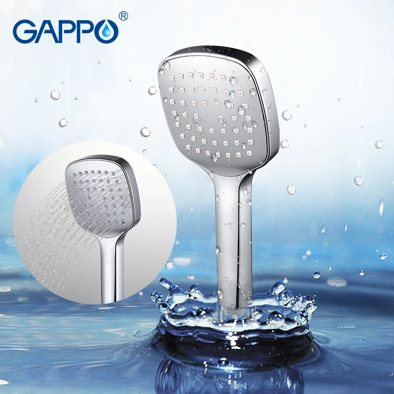 

GAPPO Bathroom shower head Chrome rain shower head Water saving bathroom nozzle rainfall shower head pressure shower massager