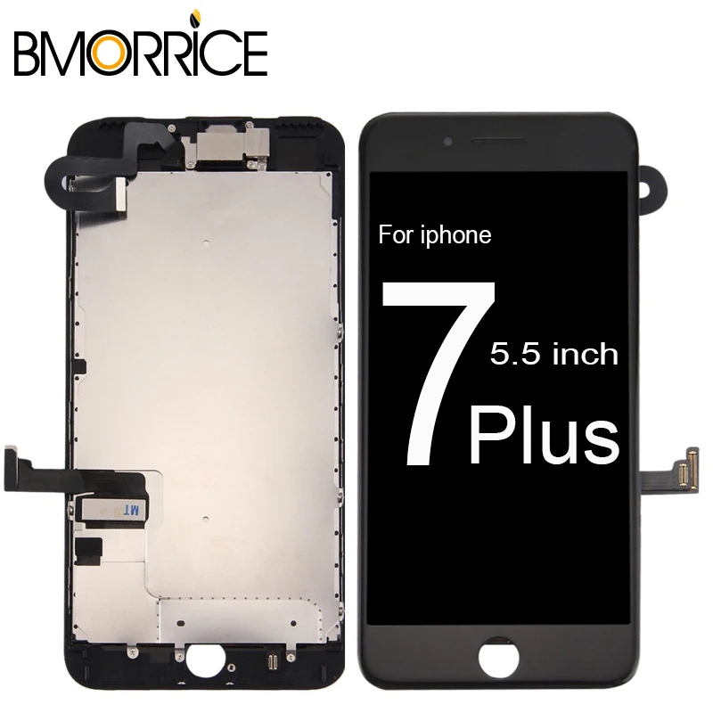 

LCD Display For iPhone 7 Plus Front Camera+Touch Screen Digitizer+Ear Speaker No Home Button with Gifts Assembly Replacement