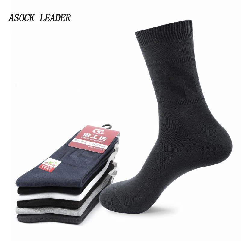 

6 Pairs Men Socks Spring&Autumn Fashions 6 Colors Cotton High quality business socks For Men
