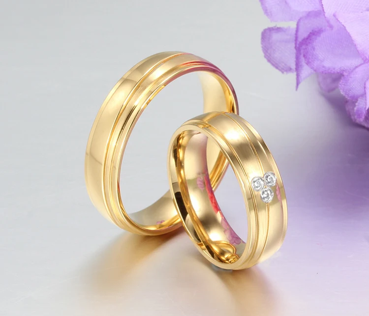 aliexpresscom buy alibaba express factory price sale gold plating stainless steel couple ring set 2pcs couple wedding rings from reliable couple wedding - Couple Wedding Rings aliexpresscom buy alibaba express factory price sale gold plating stainless steel couple ring set 2pcs couple wedding rings from reliable couple wedding - Couple Wedding Rings
