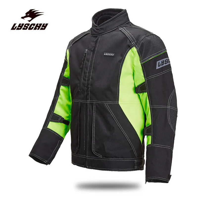 

Men Motorcycle Racing Jacket Protective Shoulder Professional Street Road Off-road Motocross Body Armour Jacket Protector Green