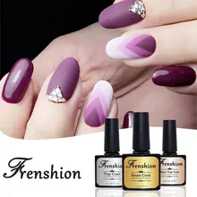 Frenshion Bling Matte Top Coat Base Coat Nail Gel UV Gel Nail Polish Soak Off Vernis Semi Permanent for DIY Beautiful Nail Art