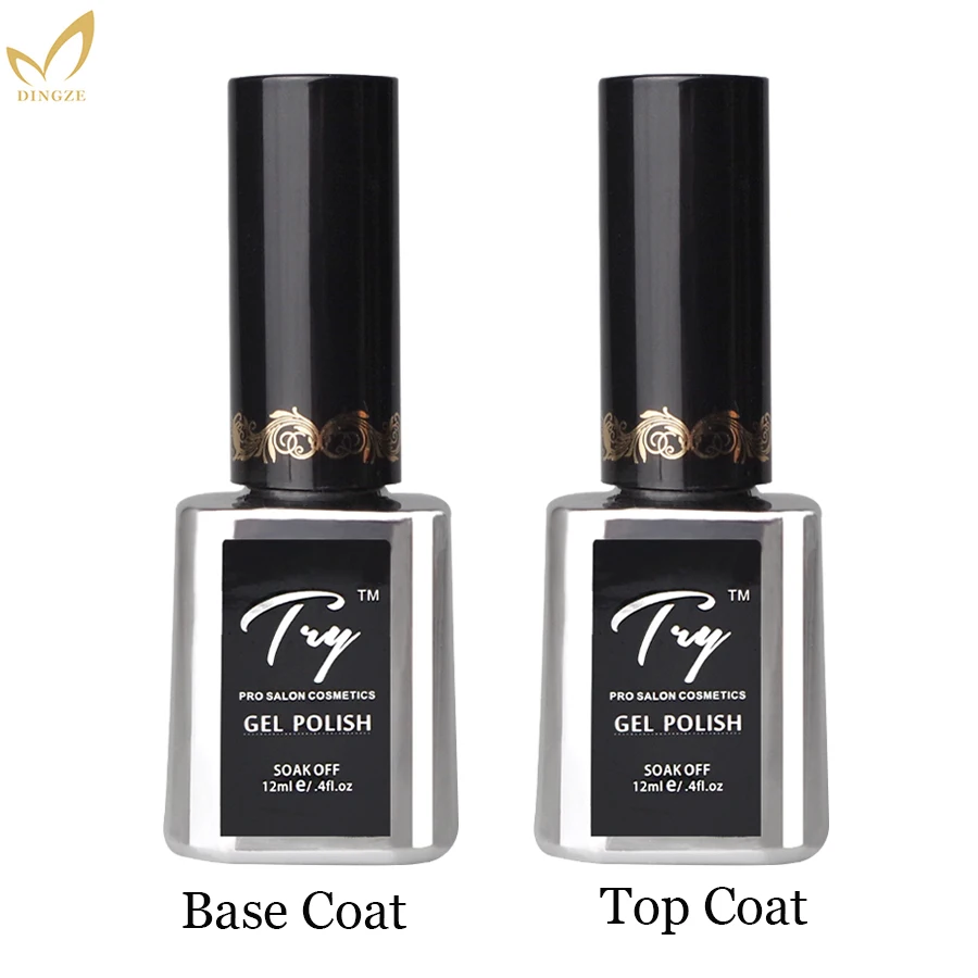 

TRY NAIL Top Quality Health Transparent Clear Top Coat Nail Polish Primer Professional UV Top Nail Art Tips UV Gel Nail Polish