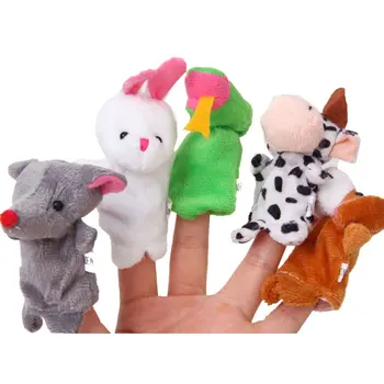 

WOTT 12pcs Zodiac Animal Finger Puppets Toy Set