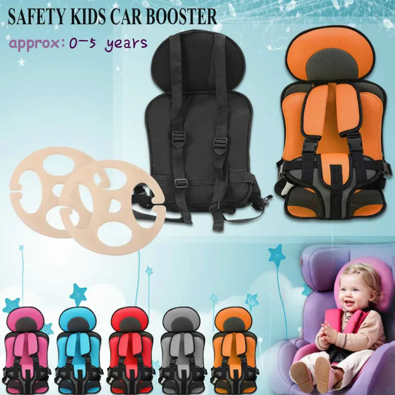 От 0 до 5 лет детские сиденья простой Портативный малышей детское кресло в машину впитывающий спонж Регулируемый детская коляска в виде