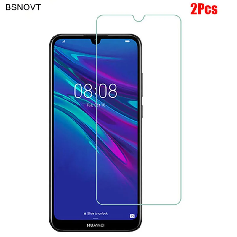 

2PCS Screen Protector Glass Huawei Honor 8A Pro Tempered Glass For Huawei Y6 2019 Core Phone 9H Glass Huawei Y6 Prime 2019