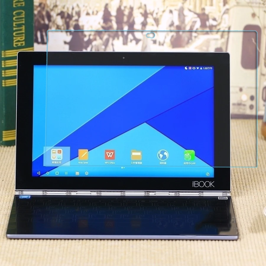  For Lenovo Yoga Book 10.1 Inch Tempered Glass + Keyboard Glass Protective Full screen Transparent 2