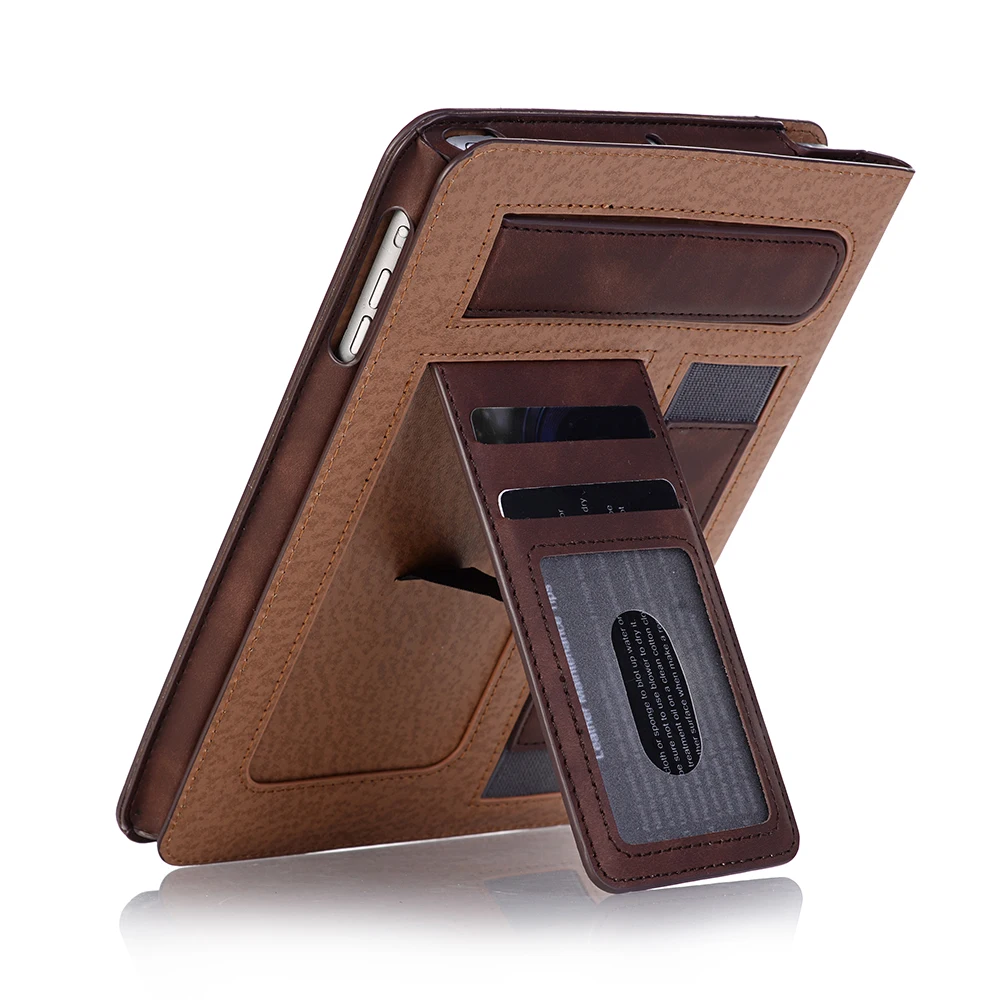 

Slim Retro Flip Stand PU Leather Hand Strap Smart Cover Funda Capa Book Shell Case For Apple iPad Mini 1 2 3 4 7.9 inch Tablet