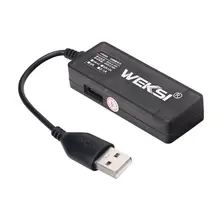 DHDL-KW-203 red and blue car digital LED two display 3.2-10V 0-3A USB voltmeter Voltage Tester Automotive car voltmeter
