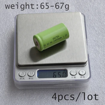 

NEW 4PCS 1.2v rechargeable battery C SIZE 4000mah Ni-Mh NIMH LR14 R14 NI MH cell for gas cooker oven burner torch and clock