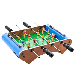 Мини четыре стержня футбольная машина детские игрушки Настольные футбольные игры деревянный футбольный стол вечерние Вечеринка PK игра