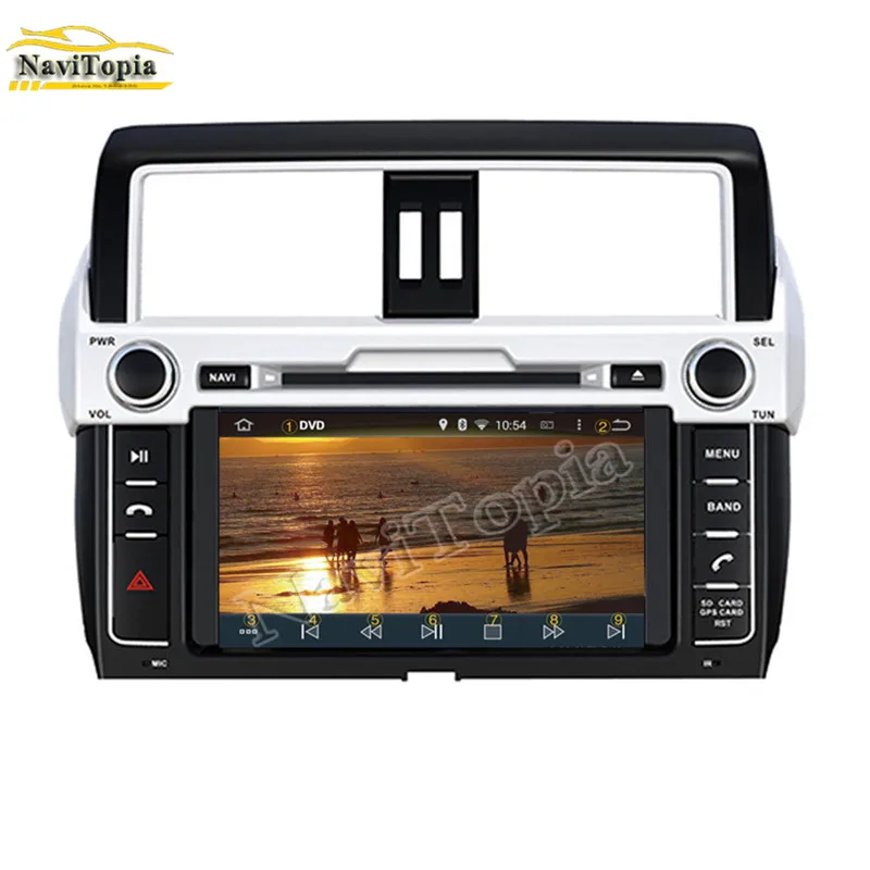 Sale NAVITOPIA 4G RAM 32G ROM Octa Core Android 9.0 Car DVD GPS Navigation for Toyota Prado/LC150 for Prado 150 High level 2014 9