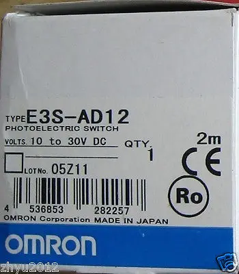 

DHL/EMS 2 pc original for Omron Photoelectric Switch E3S-AD12 10-30VDC New In Box
