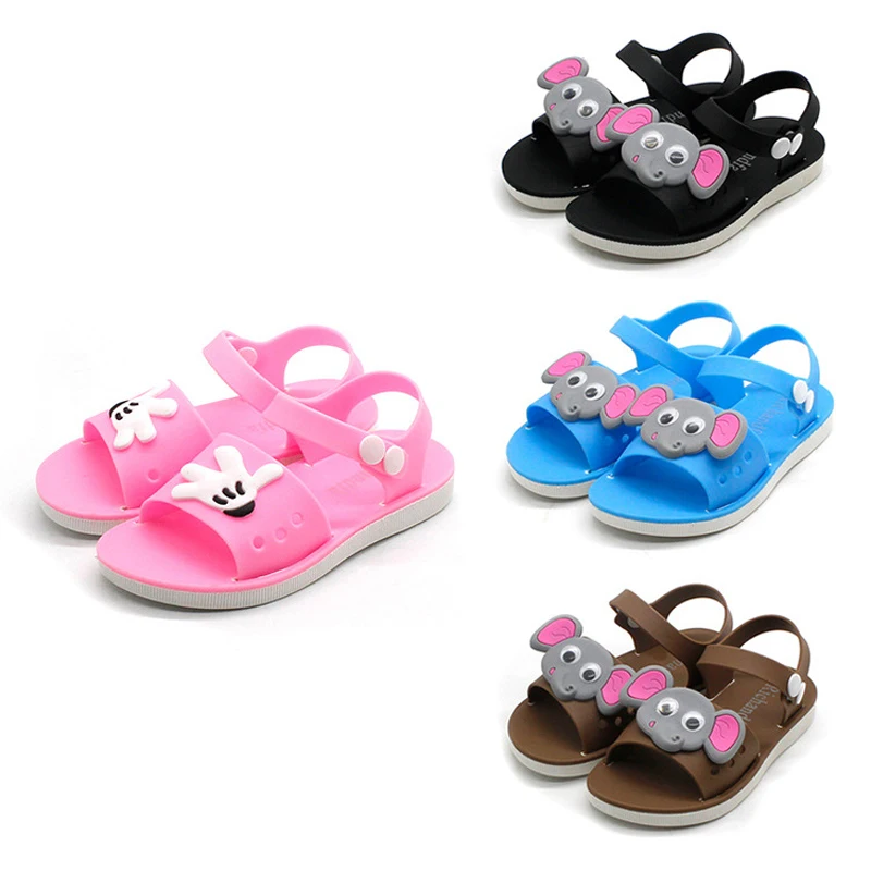 

Mini sandals PVC soft leather Baby Boy and Girl Sandals Cartoon Shoe Kid Summer Shoe Infantil Sandal