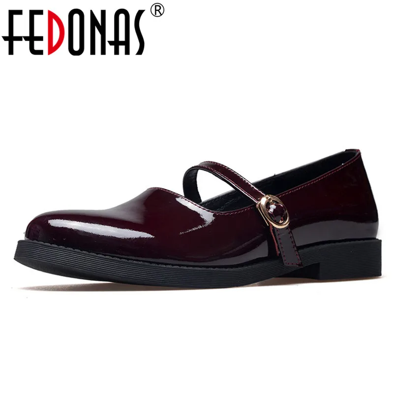 

FEDONAS New Mary Jane Women High Heels Pumps Genuine Leather Wedding Party Shoes Woman Round Toe Casual Shoes Woman Pumps