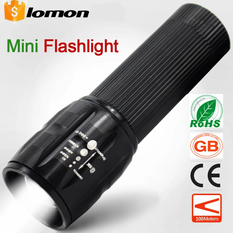 

Mini Zoom LED Flashlight Portable Light Zoomable Telescopic Best Gift Cycling Bicycle Bike Police Flashlight Olight LED Torch