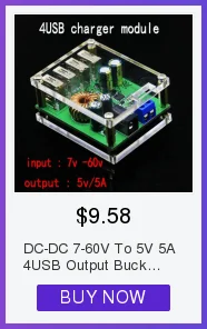 5А Регулируемый понижающий модуль питания 6 В-32 В до 0-32 в ЖК-дисплей NC